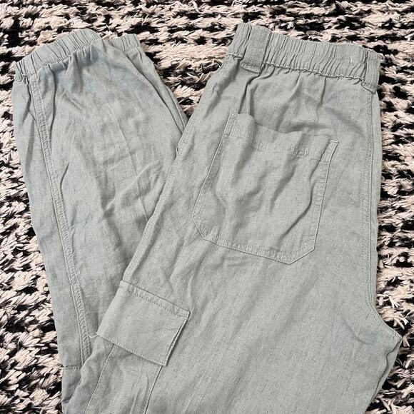 PacSun Seaspray linen cargo joggers - size M - Picture 1 of 11